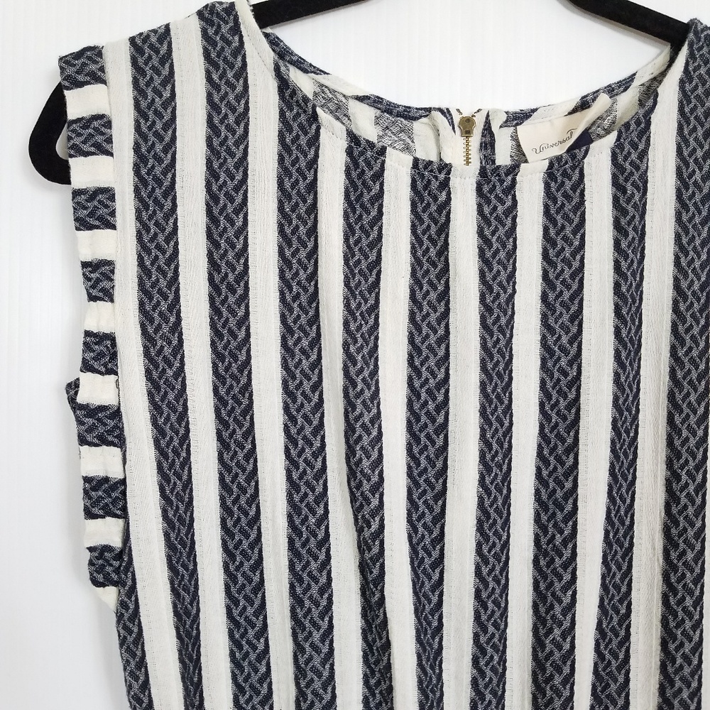 Universal Thread Navy Striped Romper - Picture 2 of 6